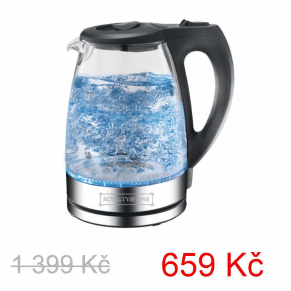 Rychlovarná konvice Royalty Line RL-GWK2200.1C / více barevných variací - Barva: Modrá - 1 399 Kč