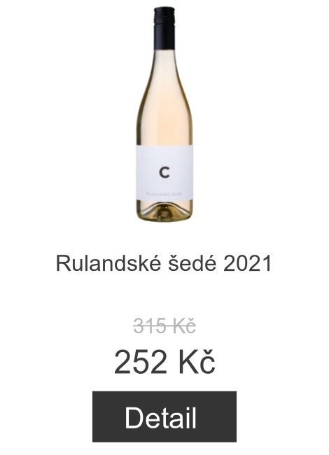 Rulandské šedé 2021 - 315 Kč