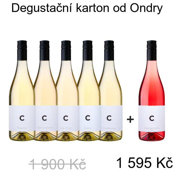 Degustační karton od Ondry - 1 900 Kč