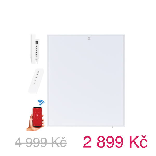 Infračervený topný panel na stěnu DMS® Germany WIPH-350 s WiFi - 4 999 Kč