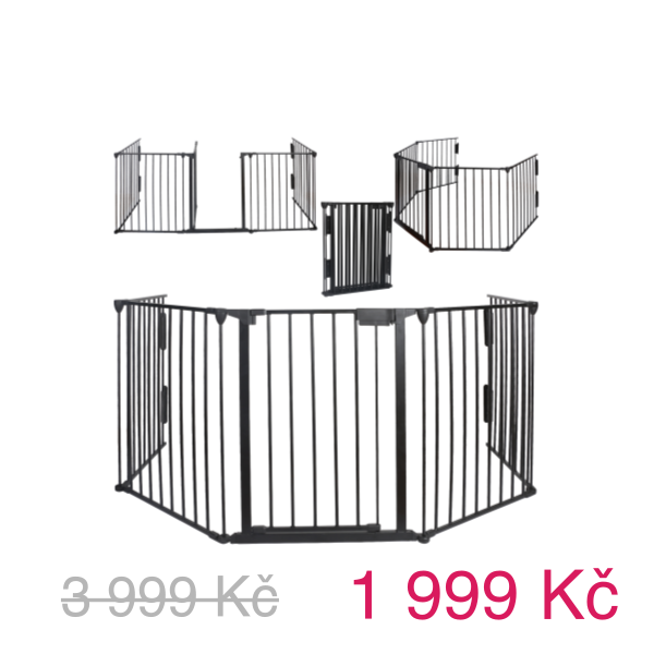 Zástěna ke krbu DMS® KSG-310 / 5dílná / kov - 3 999 Kč