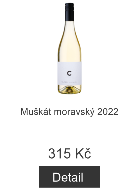 Muškát moravský 2022 - 315 Kč