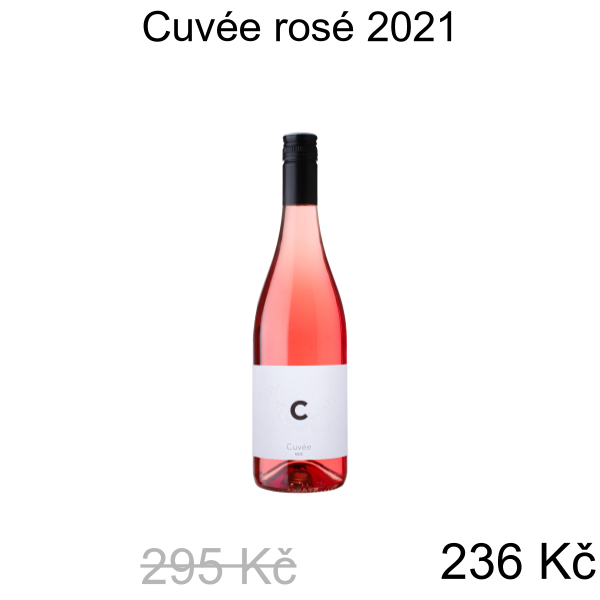 Cuvée rosé 2021 - 295 Kč