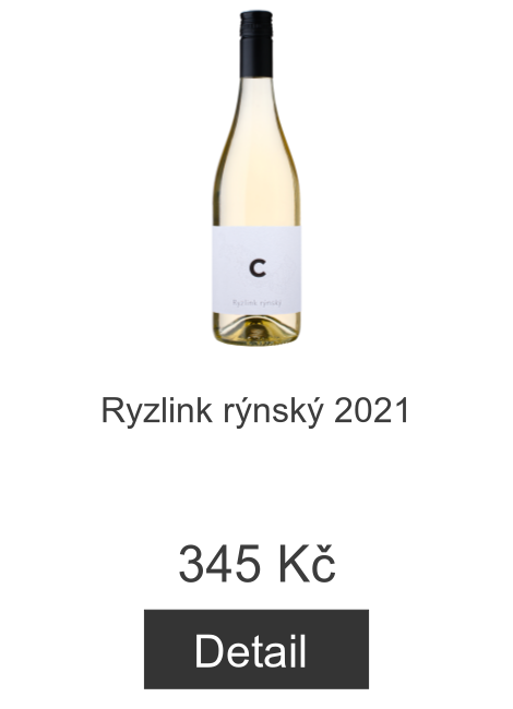 Ryzlink rýnský 2021 - 345 Kč