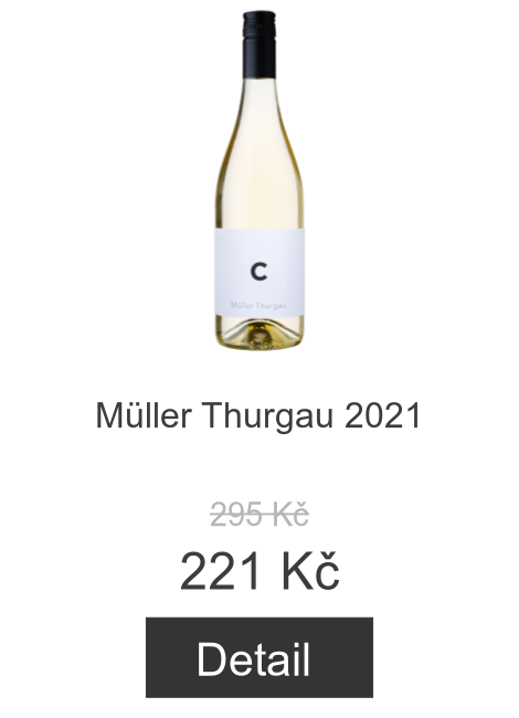 Müller Thurgau 2021 - 295 Kč