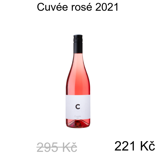 Cuvée rosé 2021 - 295 Kč
