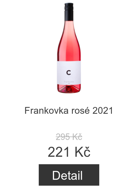 Frankovka rosé 2021 - 295 Kč