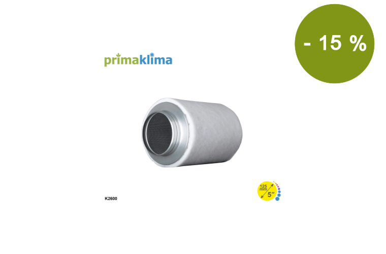 Prima Klima filtr ECO K2600 - 360 m3/h - 125mm - 999 Kč