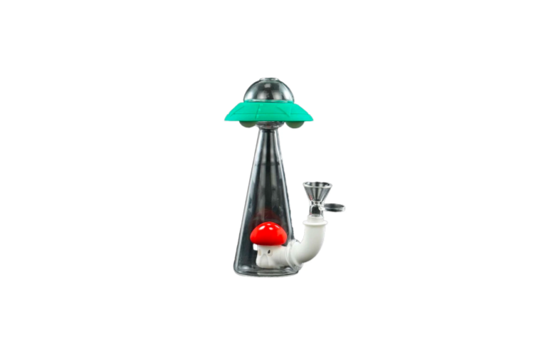 Bongthai Silicone Glass UFO Bong 18cm (Glow) - 699 Kč