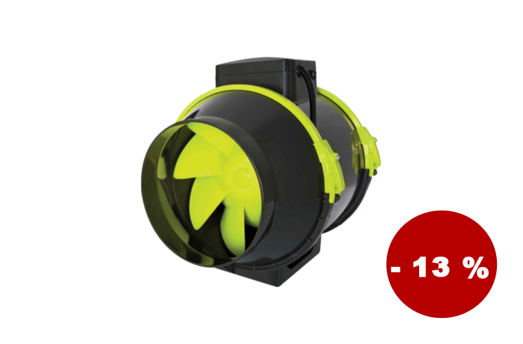 Garden Highpro Garden High PRO - PROFAN TT 125mm, 220-280m3/h, 2 rychlosti - 999 Kč