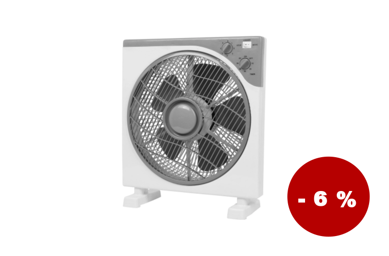 VF BOXFAN 30cm, 3 rychlosti a časovač - 699 Kč