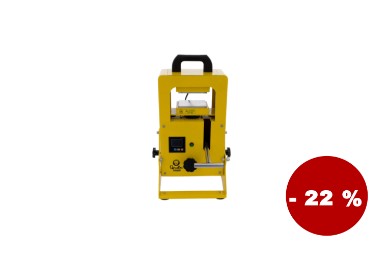 Qnubu Rosin Press PRO-ROT HYDRAULIC hydraulický lis 10 tun, lisovací plocha 12x12 cm - 26 990 Kč