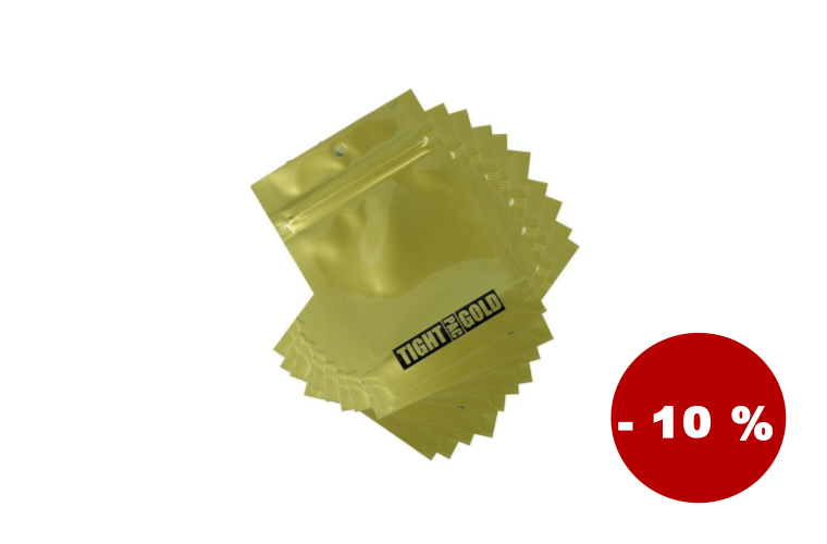 TightVac TightPac Golden Bag - vzduchotěsný uzavíratelný sáček Velikost: 10x9cm - 10 Kč