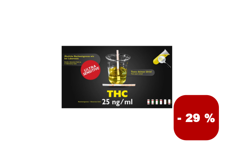 CleanU THC test, test moči - 69 Kč