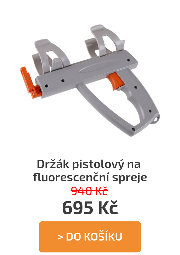 Držák pistolový na fluorescenční spreje - 940 Kč