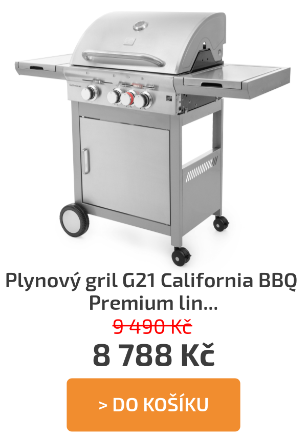 Plynový gril G21 California BBQ Premium line 4 hořáky + zdarma redukční ventil - AKCE - 9 490 Kč