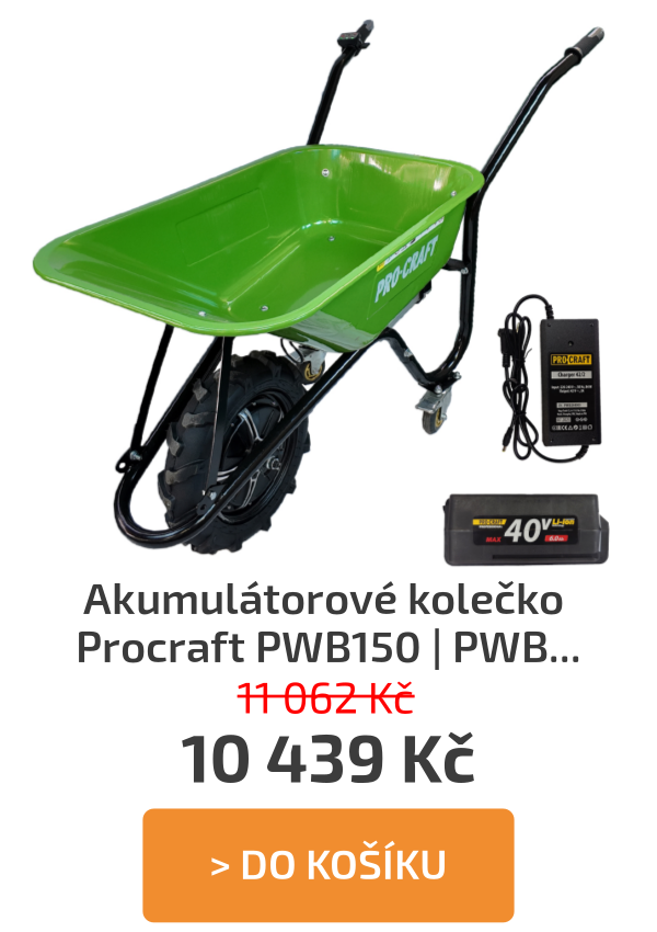 Akumulátorové kolečko Procraft PWB150 | PWB150 - AKCE - 11 062 Kč