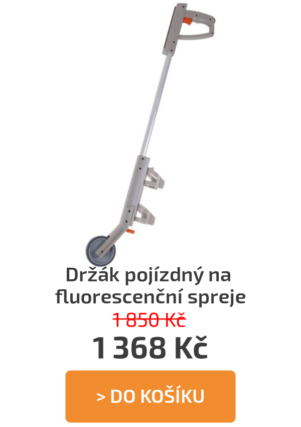 Držák pojízdný na fluorescenční spreje - 1 850 Kč