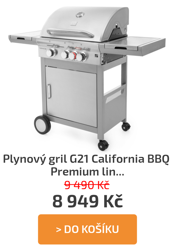 Plynový gril G21 California BBQ Premium line 4 hořáky + zdarma redukční ventil - AKCE - 9 490 Kč