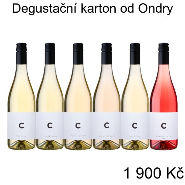 Degustační karton od Ondry - 1 900 Kč