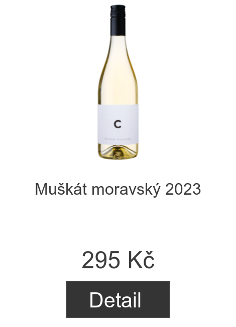 Muškát moravský 2023 - 295 Kč