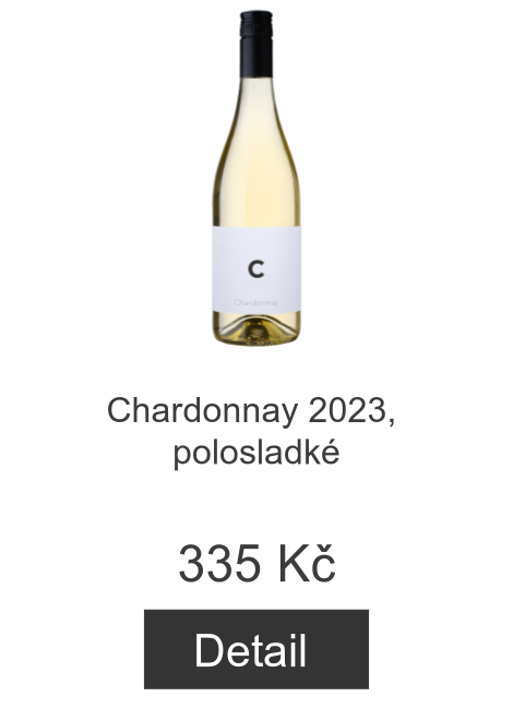 Chardonnay 2023, polosladké - 335 Kč