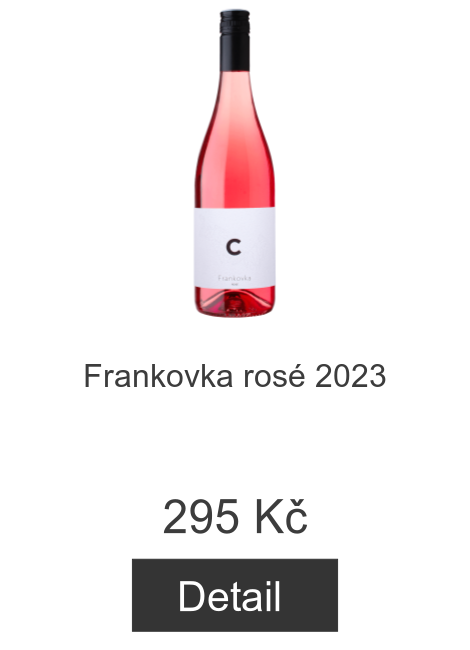 Frankovka rosé 2023 - 295 Kč