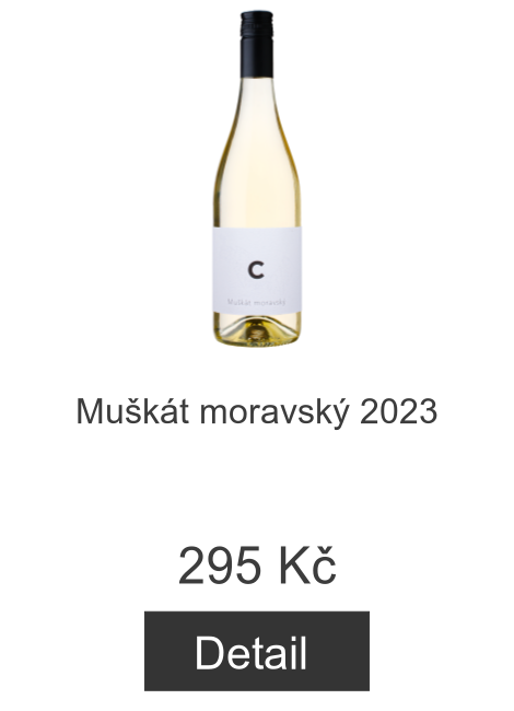 Muškát moravský 2023 - 295 Kč