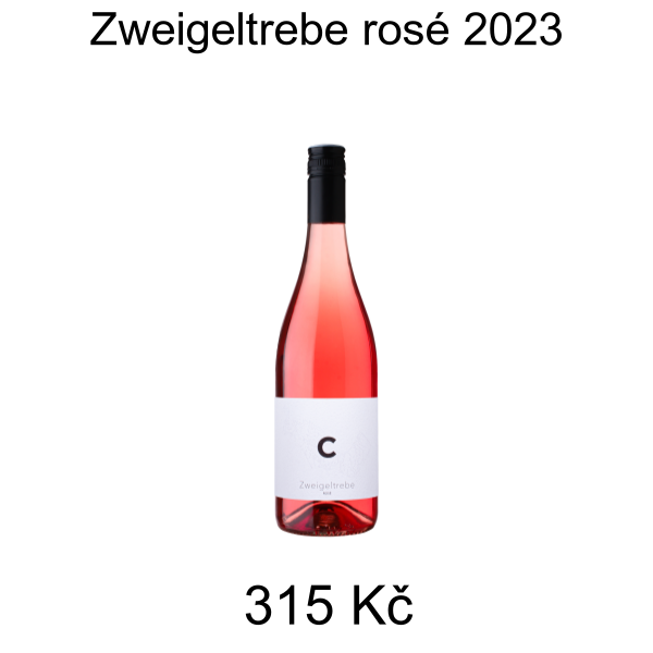 Zweigeltrebe rosé 2023 - 315 Kč