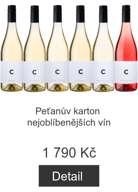 Peťanův karton nejoblíbenějších vín - 1 790 Kč