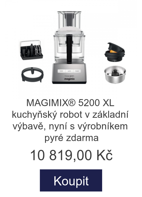 MAGIMIX® 5200 XL kuchyňský robot v základní výbavě, nyní s výrobníkem pyré zdarma - 10 819 Kč