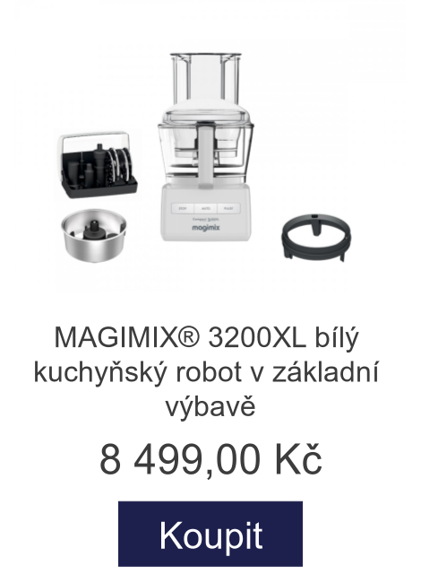 MAGIMIX® 3200XL bílý kuchyňský robot v základní výbavě - 8 499 Kč