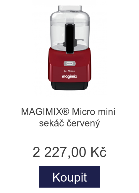 MAGIMIX® Micro mini sekáč červený - 2 227 Kč