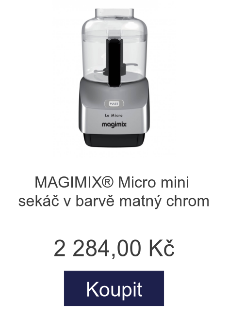 MAGIMIX® Micro mini sekáč v barvě matný chrom - 2 284 Kč