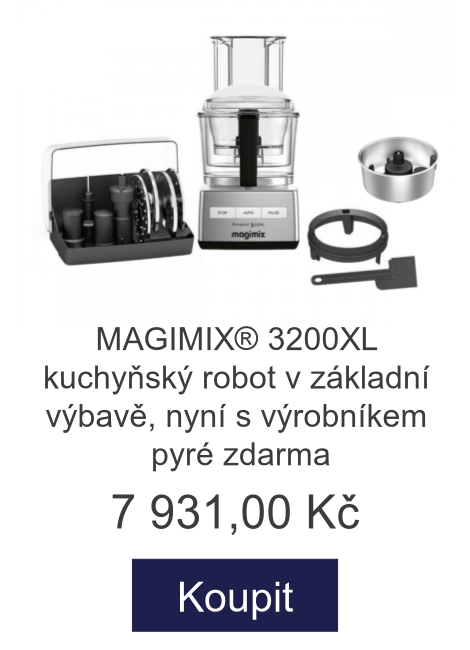 MAGIMIX® 3200XL kuchyňský robot v základní výbavě, nyní s výrobníkem pyré zdarma - 7 931 Kč