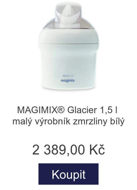 MAGIMIX® Glacier 1,5 l malý výrobník zmrzliny bílý - 2 389 Kč