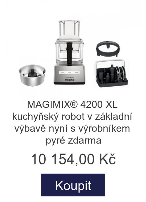 MAGIMIX® 4200 XL kuchyňský robot v základní výbavě nyní s výrobníkem pyré zdarma - 10 154 Kč