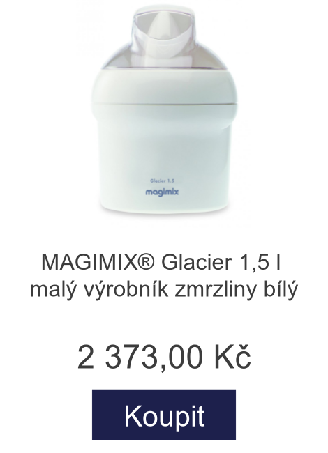 MAGIMIX® Glacier 1,5 l malý výrobník zmrzliny bílý - 2 373 Kč