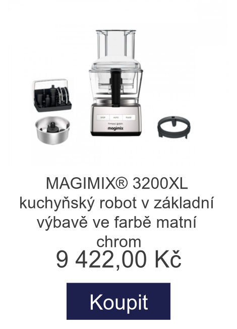 MAGIMIX® 3200XL kuchyňský robot v základní výbavě ve farbě matní chrom - 9 422 Kč