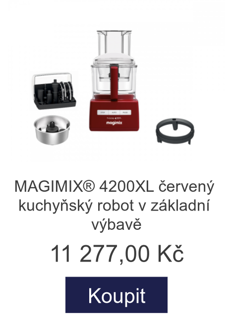 MAGIMIX® 4200XL červený kuchyňský robot v základní výbavě - 11 277 Kč