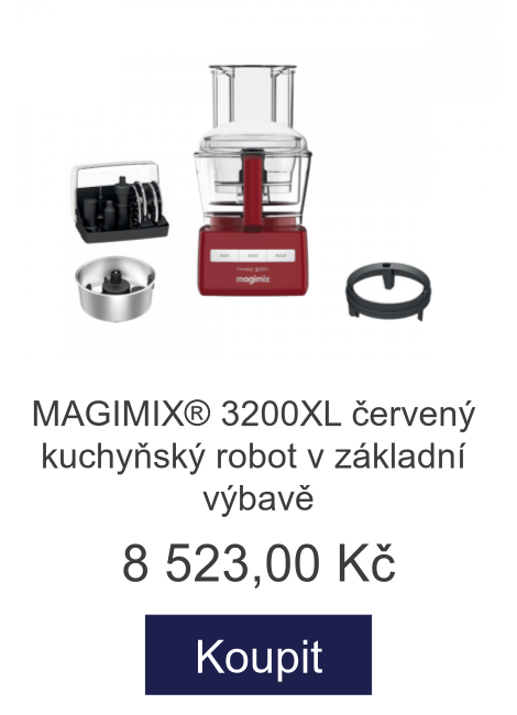 MAGIMIX® 3200XL červený kuchyňský robot v základní výbavě - 8 523 Kč