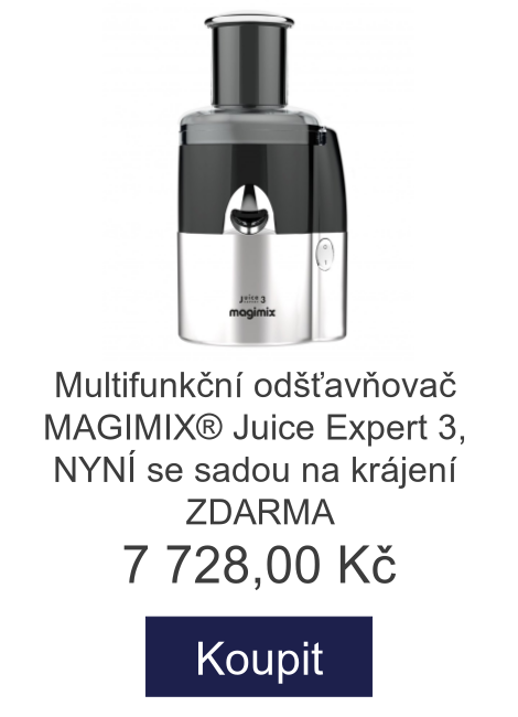Multifunkční odšťavňovač MAGIMIX® Juice Expert 3, NYNÍ se sadou na krájení ZDARMA - 7 728 Kč