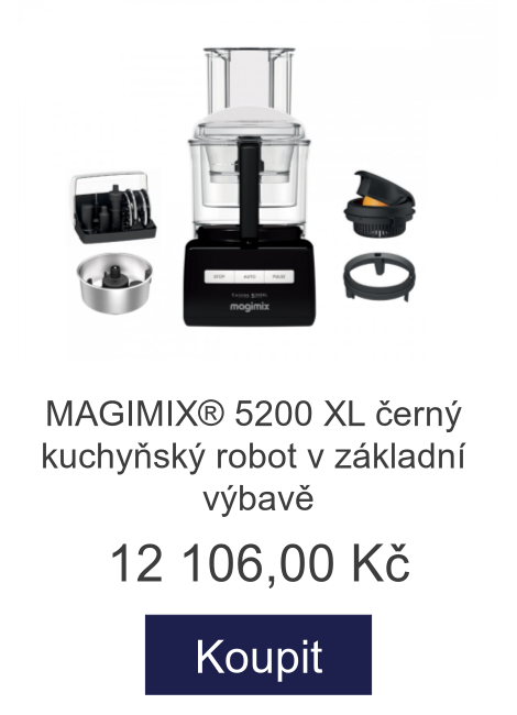 MAGIMIX® 5200 XL černý kuchyňský robot v základní výbavě - 12 106 Kč