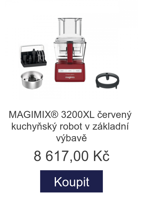 MAGIMIX® 3200XL červený kuchyňský robot v základní výbavě - 8 617 Kč