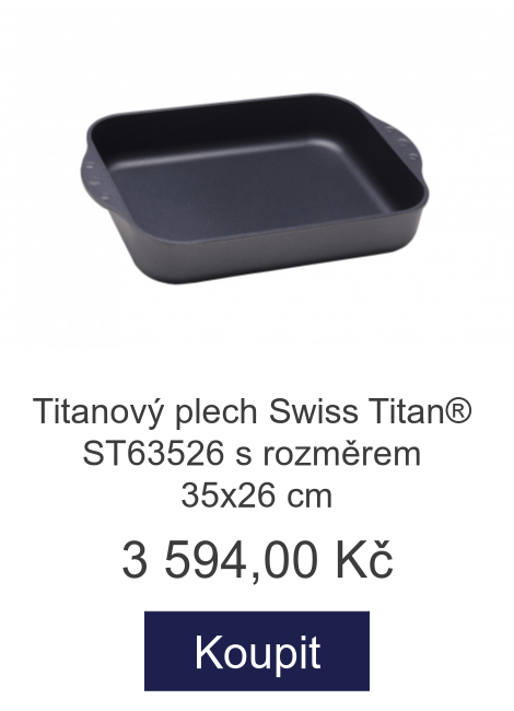 Titanový plech Swiss Titan® ST63526 s rozměrem 35x26 cm - 3 594 Kč