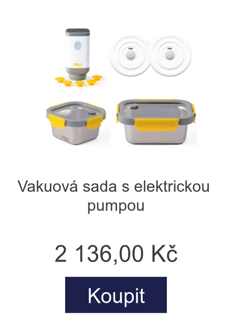 Vakuová sada s elektrickou pumpou - 2 136 Kč