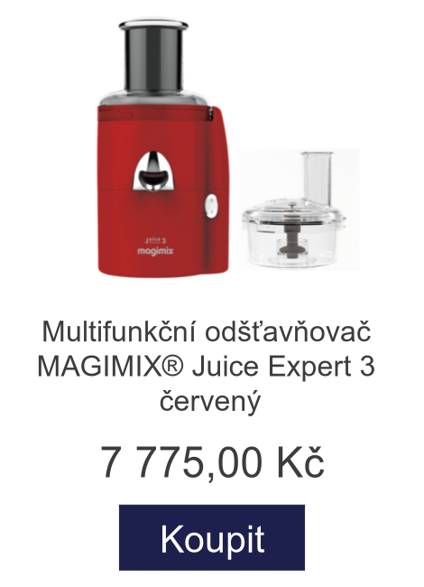 Multifunkční odšťavňovač MAGIMIX® Juice Expert 3 červený - 7 775 Kč