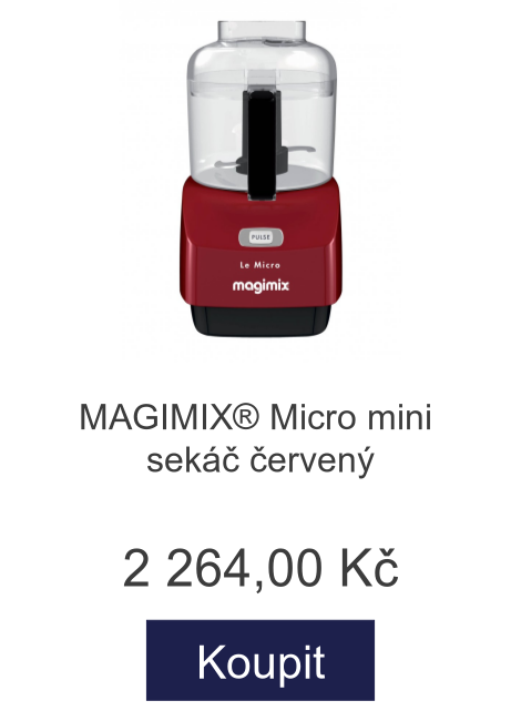 MAGIMIX® Micro mini sekáč červený - 2 264 Kč