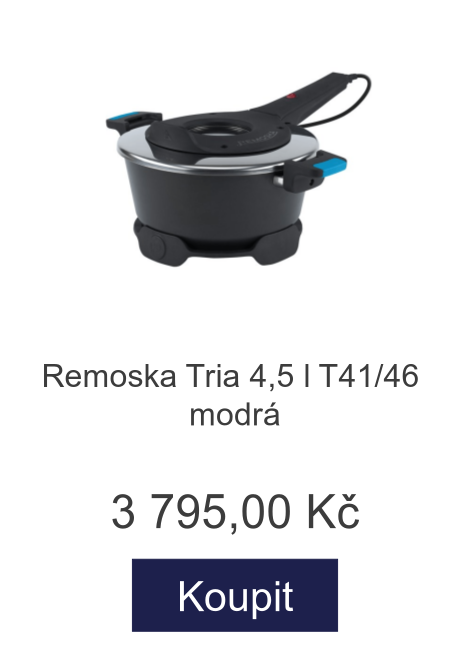 Remoska Tria 4,5 l T41/46 modrá - 3 795 Kč