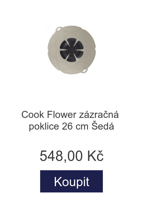 Cook Flower zázračná poklice 26 cm Šedá - 548 Kč